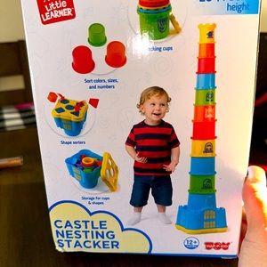 Toddler toy 18 pcs. For ages 12 months and up. Selling asap! Unused and unopened